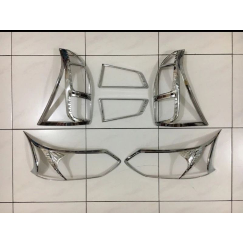 LIST GARNISH GRAND NEW AVANZA CHROME HITAM 2015-2017