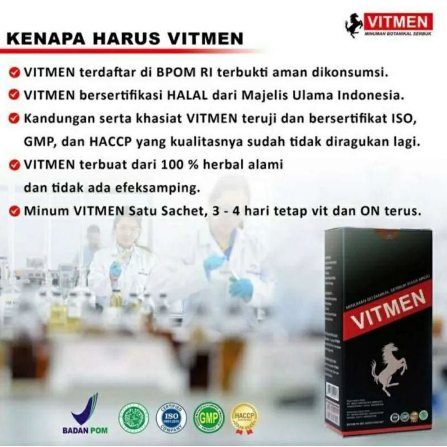 Obat Kuat Pria Tahan Lama Vitmen Pria Original Aman dan BPOM varian SPRAY