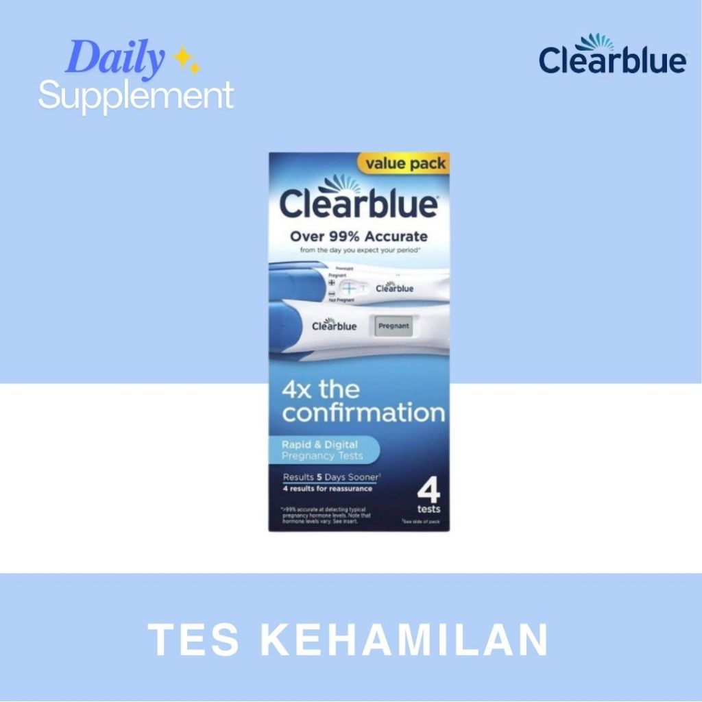 Clearblue Rapid and Digital Pregnancy Test - tes kehamilan