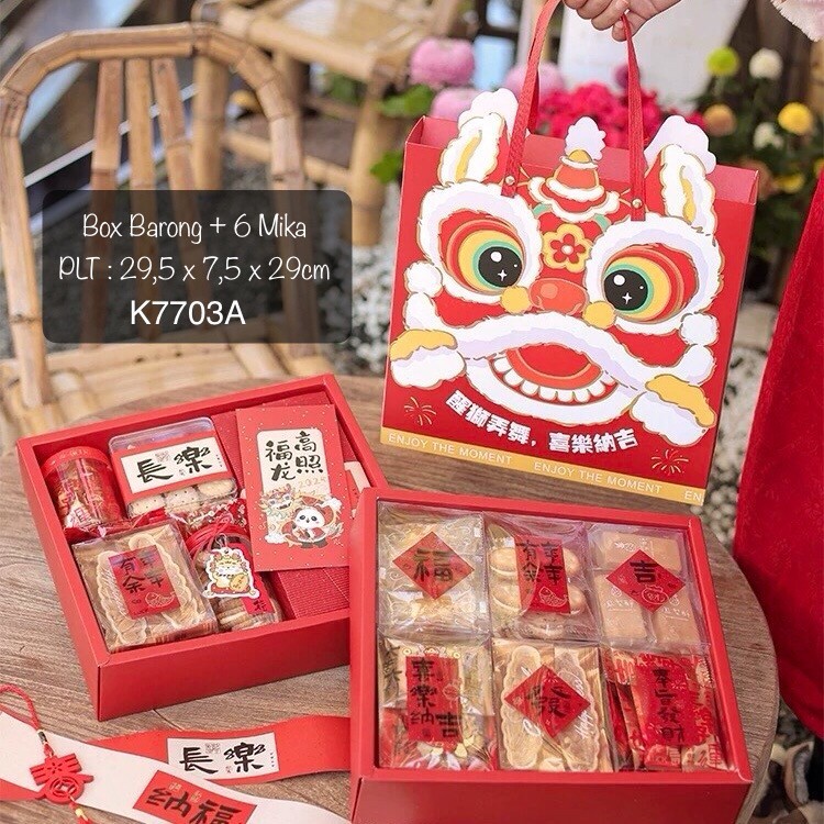 

Kotak Imlek Mika| Box Sincia K7703 Dus Cantik Packaging Goody Bag