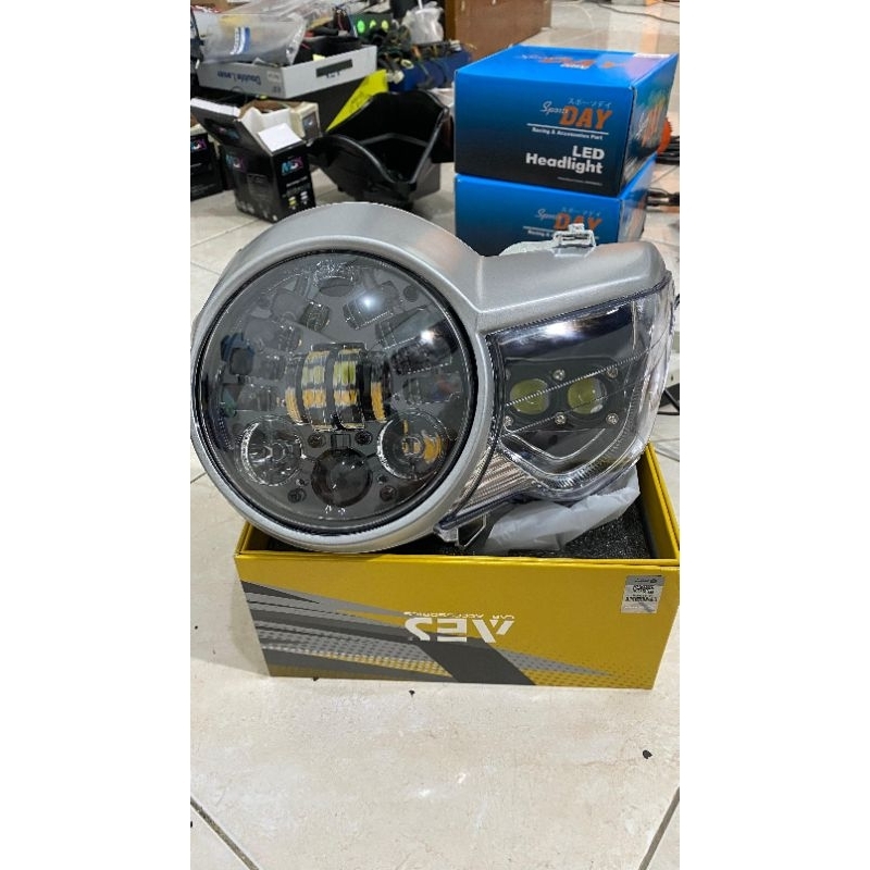 reflektor Tiger pc lampu depan Tiger pc set daymaker plus D2 laser lampu depan Tiger pc