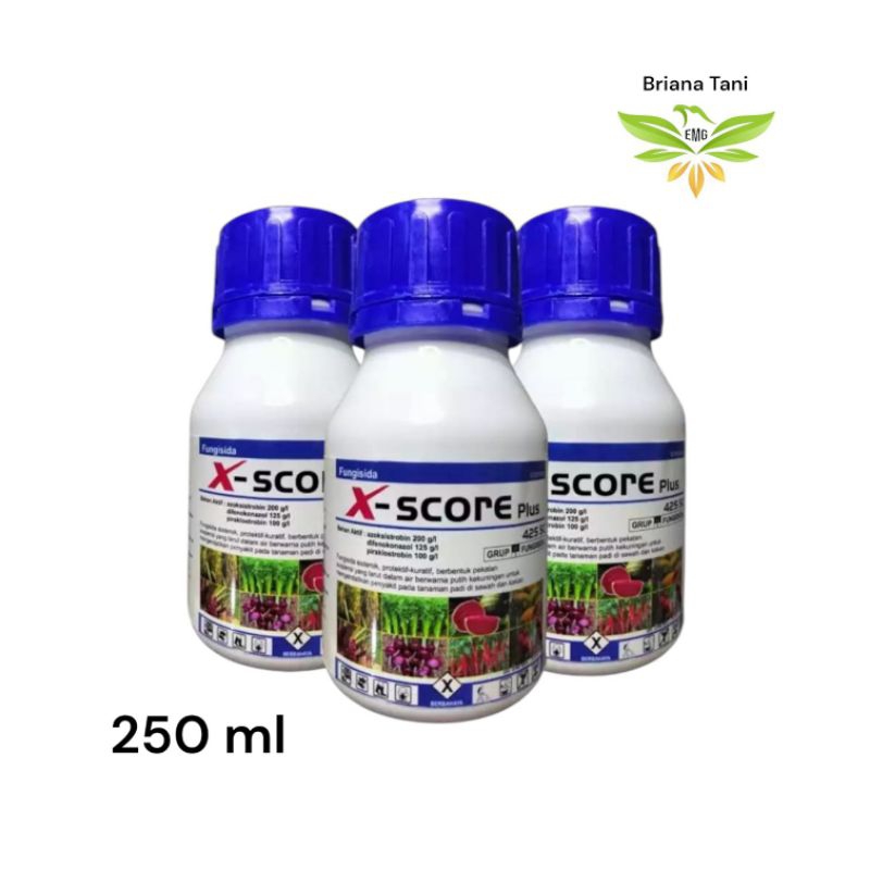 ￼Fungisida X SCORE PLUS 425 SC 250 ml Azoksistrobin 200g/l Difenokonazol 125g/l Piraklostrobin 100g/