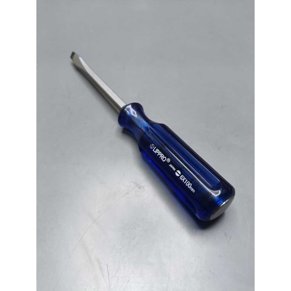 Obeng Ketok Plat Lippro 4Inch Obeng Ketok Flat Minus 4"