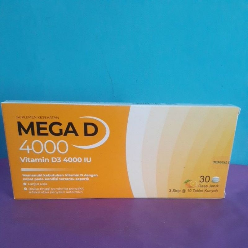 MEGA D 4000 (VITAMIN D3 4000 IU)