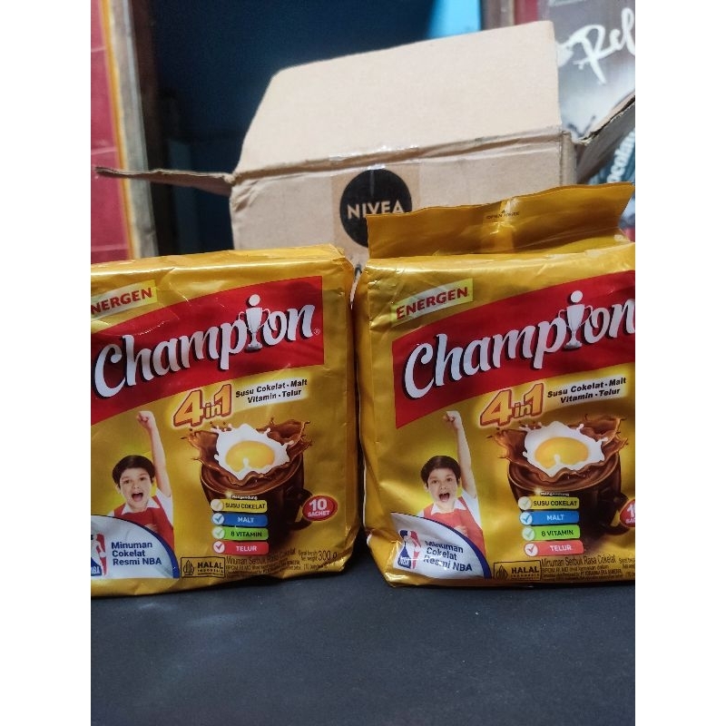 

Energen Champion Susu Coklat Malt isi 10pcs