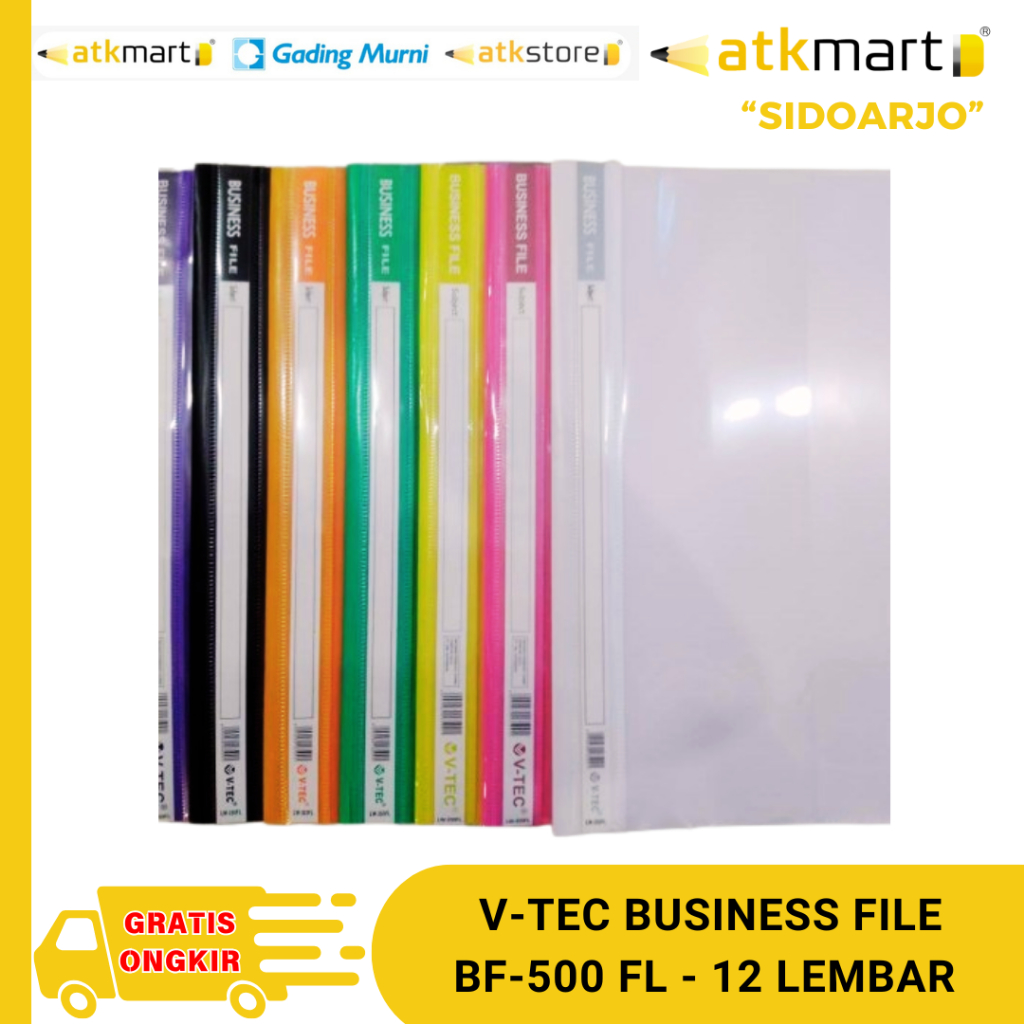 

VTEC BUSINESS FILE BF-500FL UKURAN FOLIO - 12 PCS
