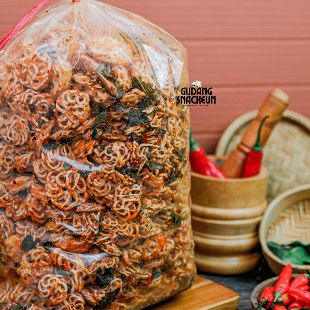 

Kerupuk Sebring Seblak Kering 250g Pedas Cikruh Daun Jeruk