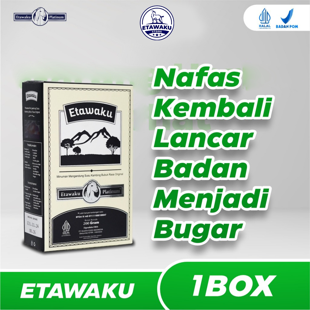 

Etawaku - Susu Kambing Etawa Solusi Atasi Masalah Pernafasan Asma Sesak Nafas Isi 400gr Original Etawaku Store Surabaya