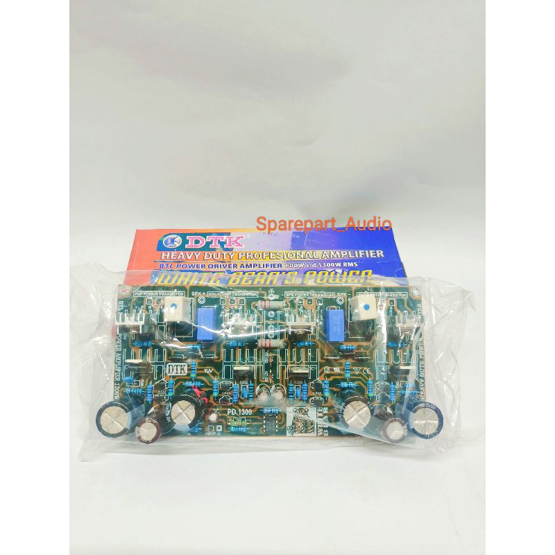 DRIVER DTK WHITE BEAR'S POWER /BTL POWER DRIVER AMPLIFIER 600Ws/d1300W TYPE:PD1300