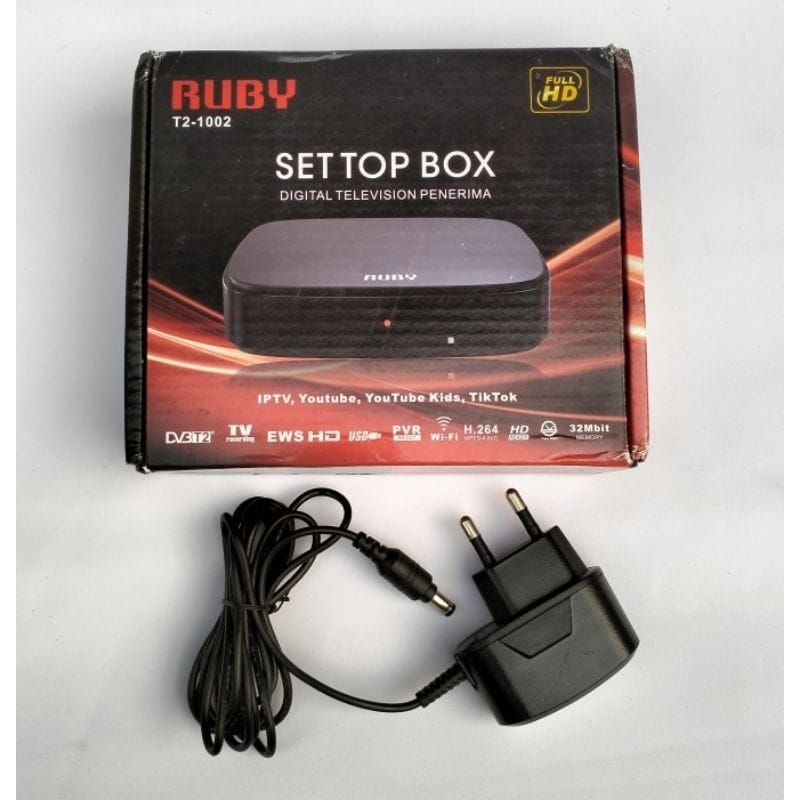 adaptor cas ac dc set top box Ruby