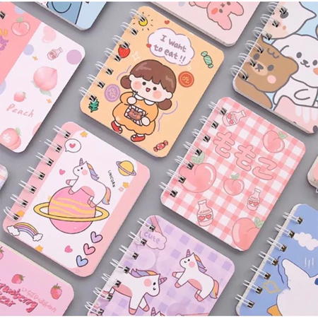 

Motif RANDOM A7 cute mini coil notebook high-value 2023 girly notepad portable portable small diary