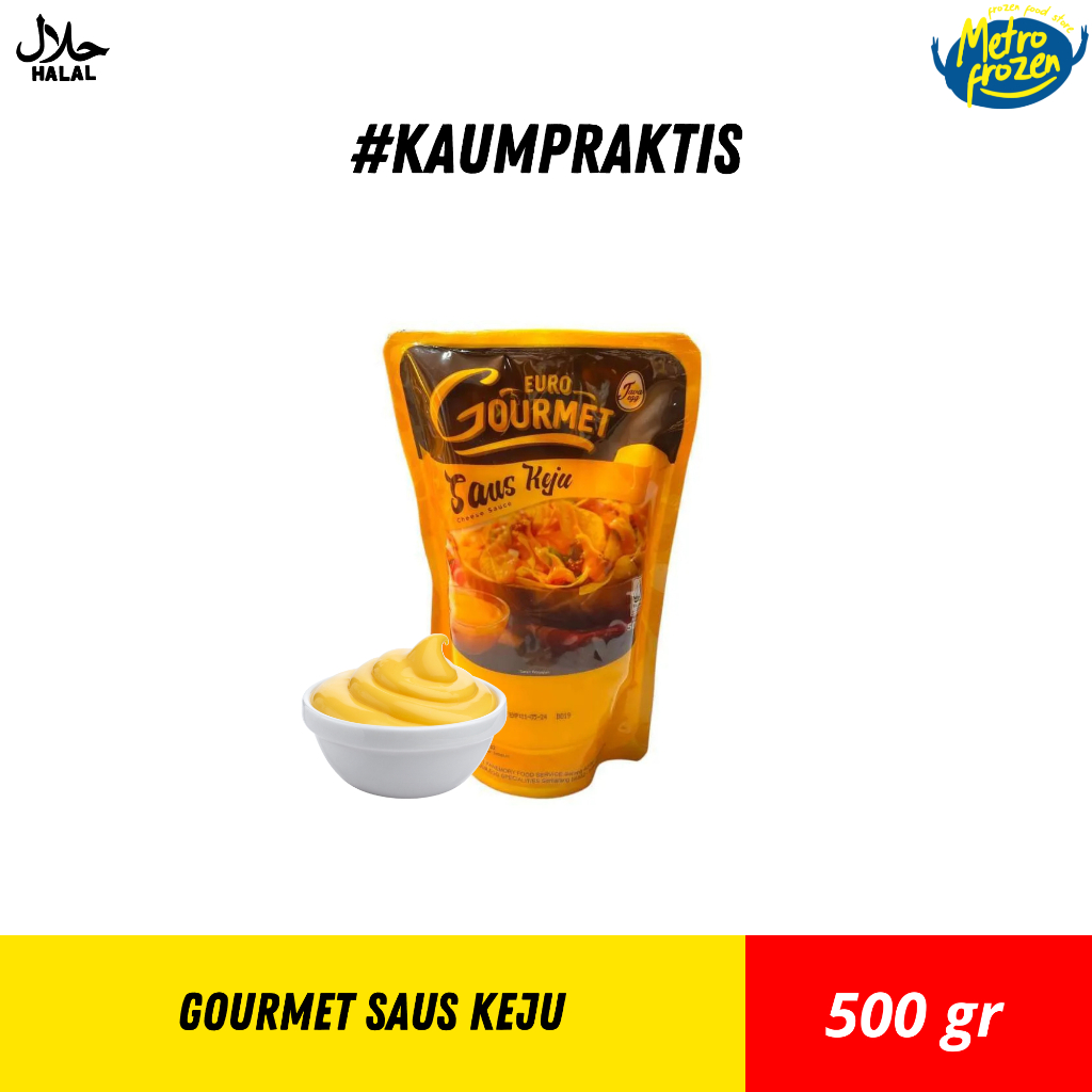 

Gourmet Saos Keju 500gr