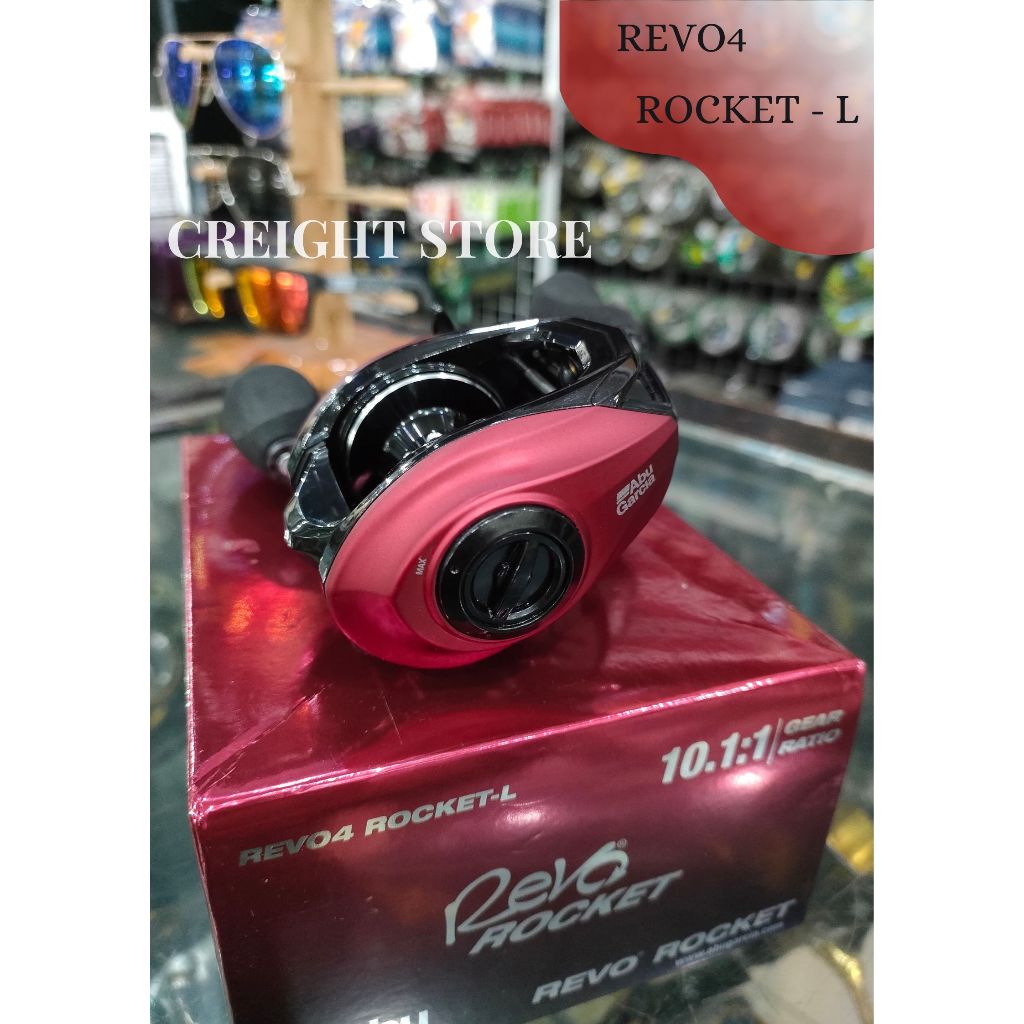 REEL BC ABU GARCIA REVO ROCKET, REVO4 ROCKET-L Ratio 10.1:1, LEFT HANDLE