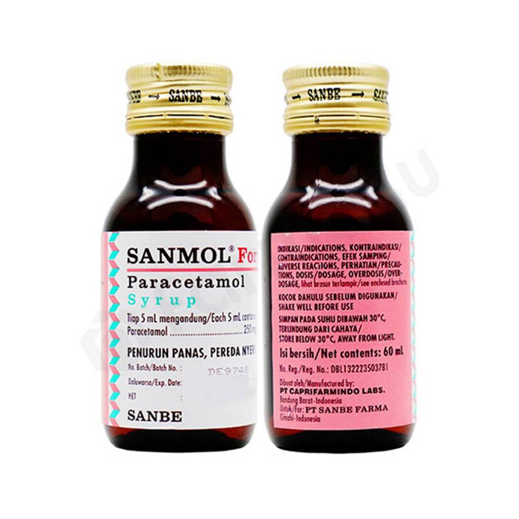 Sanmol Syrup Forte 250mg/5ml