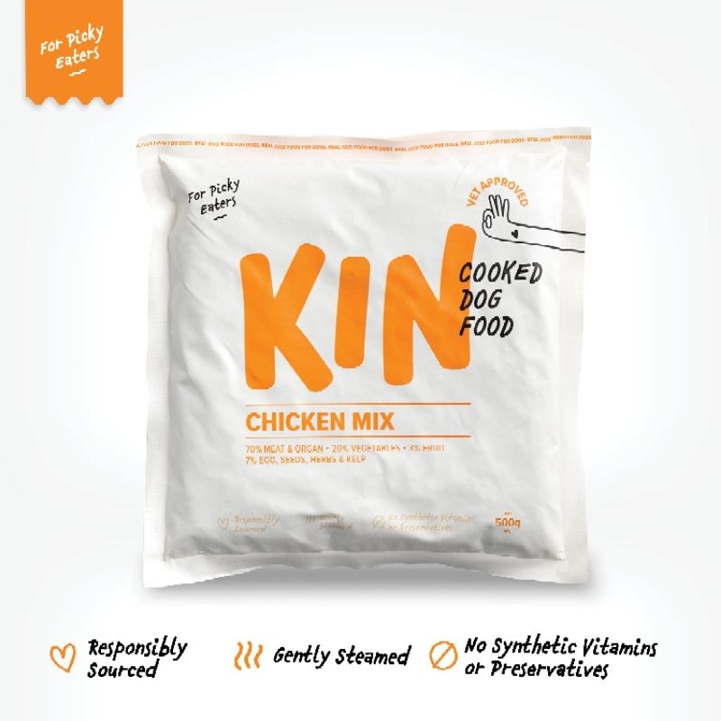 Kin Dog Food - Chicken Mixer 500g