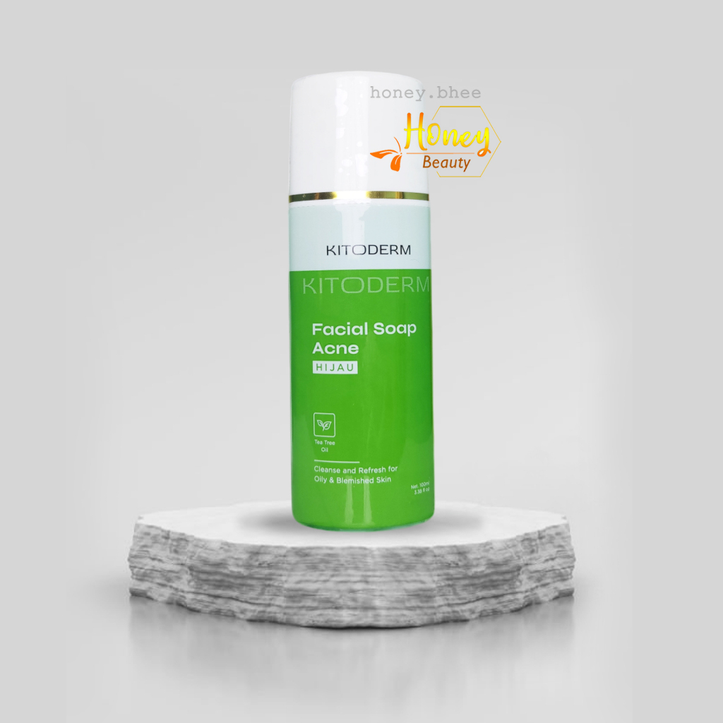 Kitoderm Facial Soap Acne || Facial Wash Acne || Sabun Pencuci Muka Jerawat BPOM aman