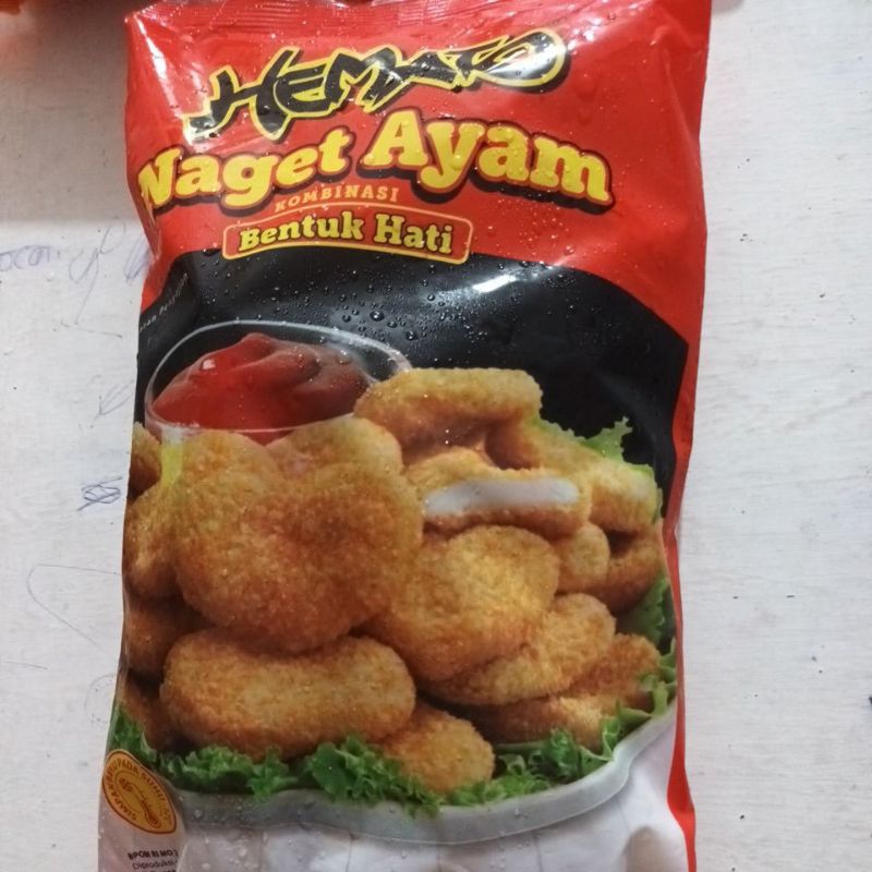 

Hemato Naget Ayam Bentuk Hati 1kg