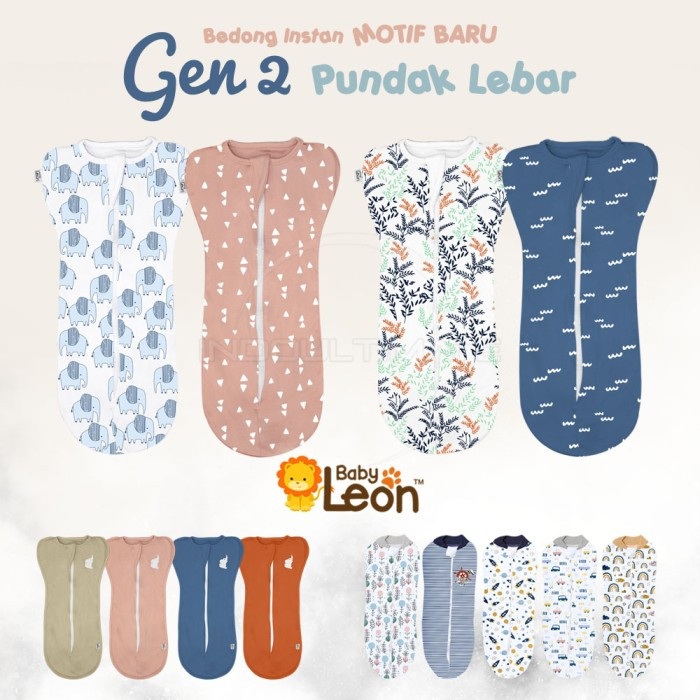 Perlengkapan Bayi Selimut Bayi Selimut Bedong 1 Pcs Bedong Bayi Baby Leon Baju Bayi
