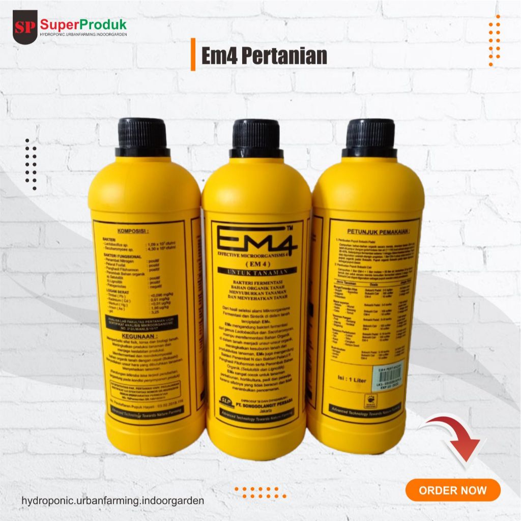 Pupuk Organik Cair Mikroorganisme EM4 Pertanian