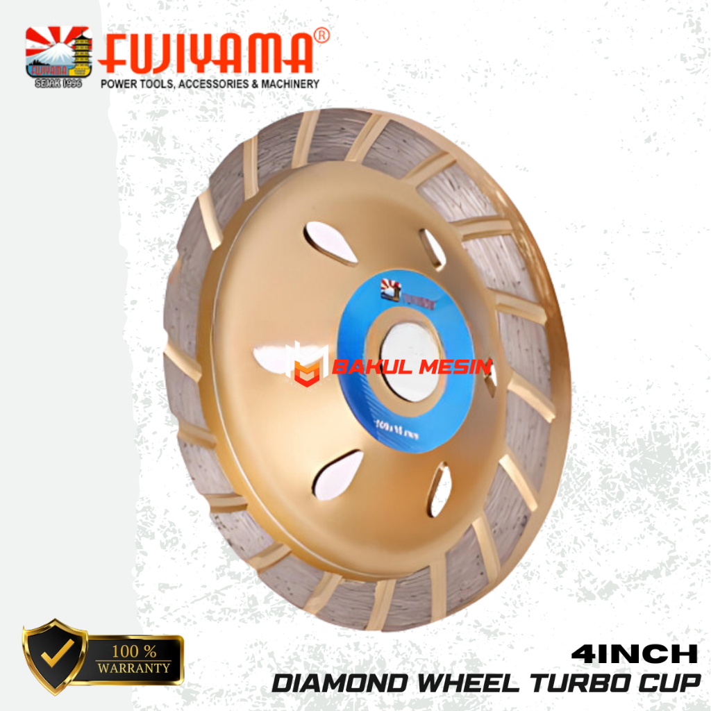 Fujiyama Diamond Wheel Turbo Cup 4inch