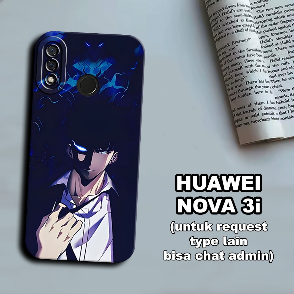 CC13/ Softcase karet lentur untuk huawei nova 3i/Motif karakter anime/case huawei nova 3i/kesing hua