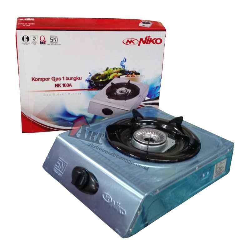 Kompor gas NIKO satu tungku 101a Teflon / 100a Stainless steel