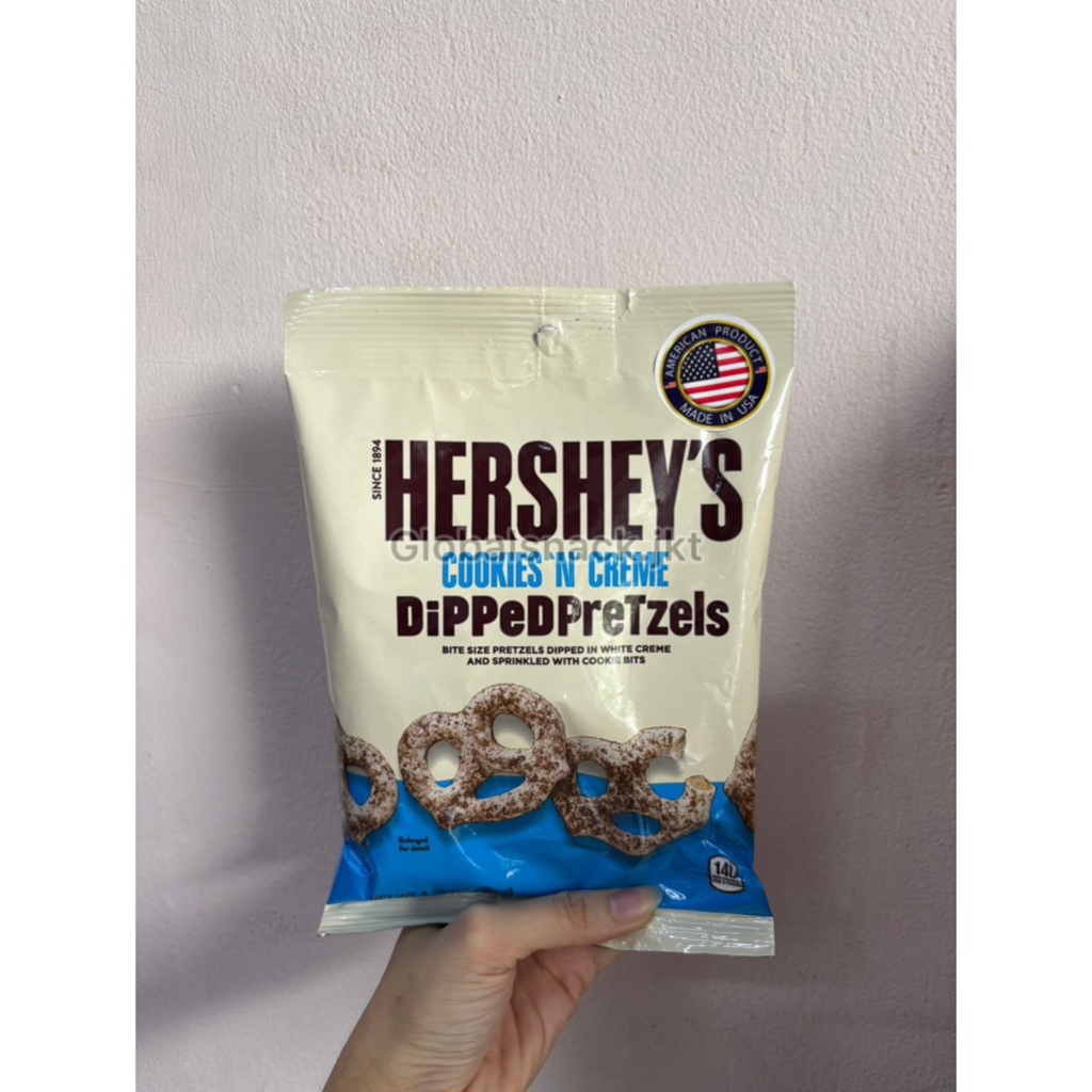 

120G Hershey's Cookies n Creme Dipped Pretzels- Hershey USA