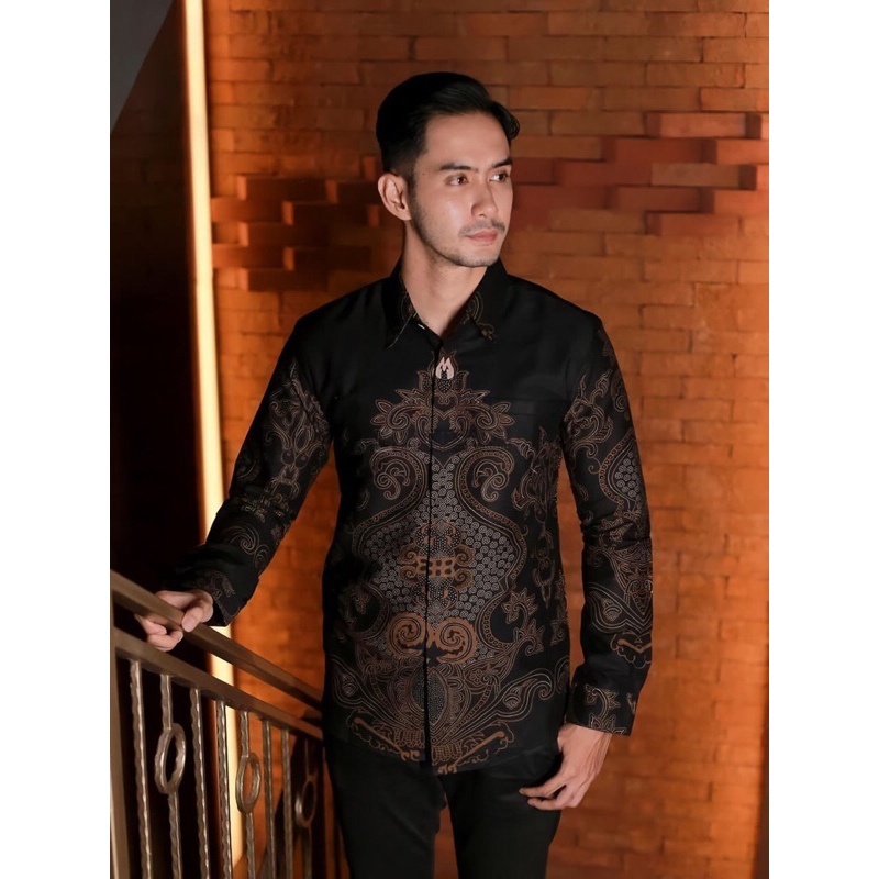 PREMIUM BATIK PRINTED KEMEJA PRIA LENGAN / TANGAN PANJANG