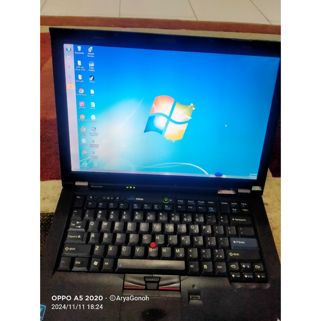 LAPTOP LENOVO THINKPAD T410 - CORE I5 - GEN 1 - RAM 6 GB - SSD 128 GB