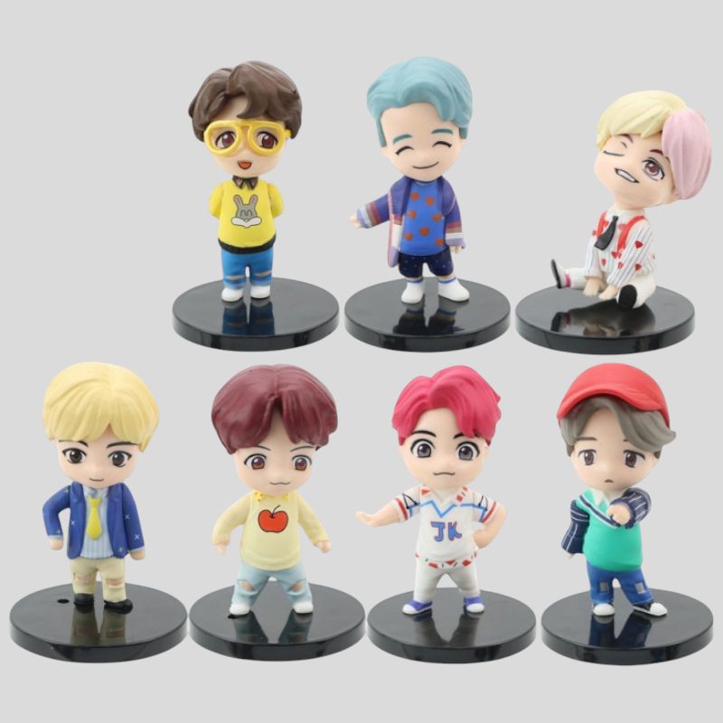 Action Figure BTS Besar Hiasan Topper Cake