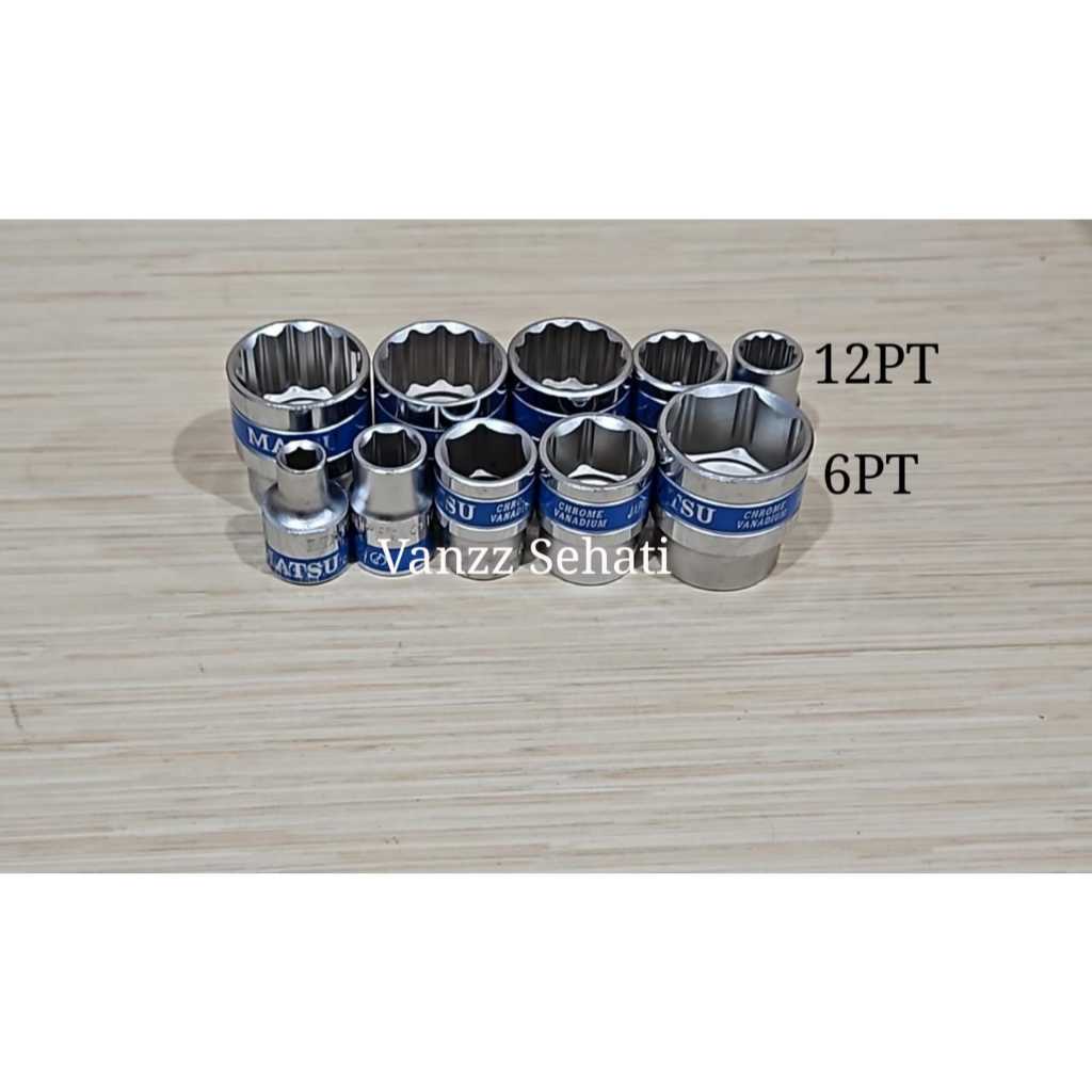 (1Pcs) Mata Kunci Sok Shock Sock / Mata Sock sok Merek MATSU / Drive Socket Mata Shock Made In Japan