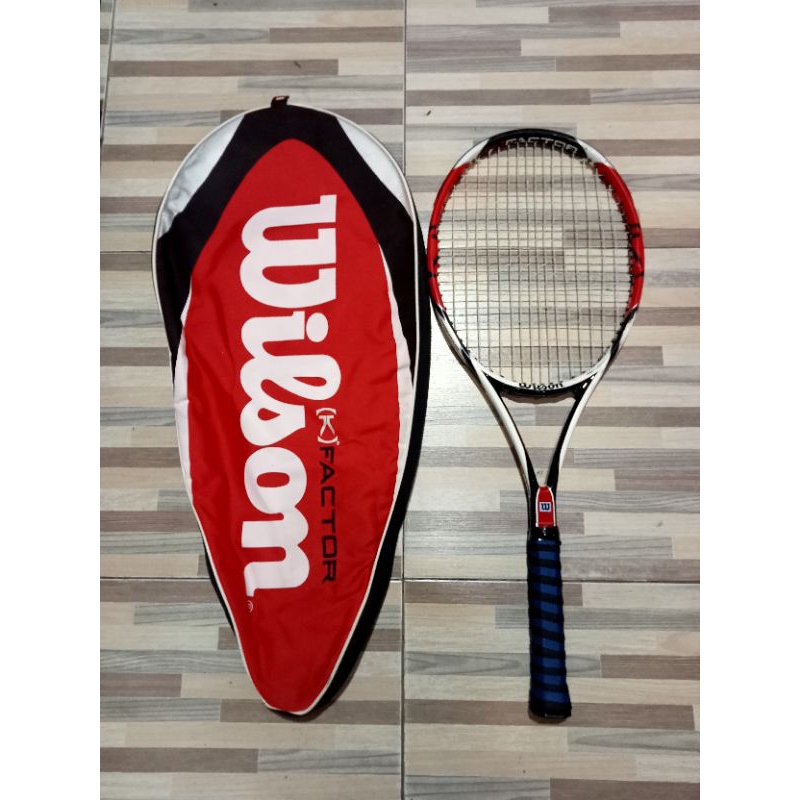 RAKET TENIS WILSON KFACTOR SIX ONE 95 ORIGINAL SECOND