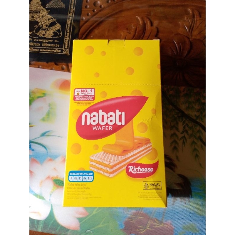 

Nabati Wafer Coklat / keju @5gr isi 20 bks