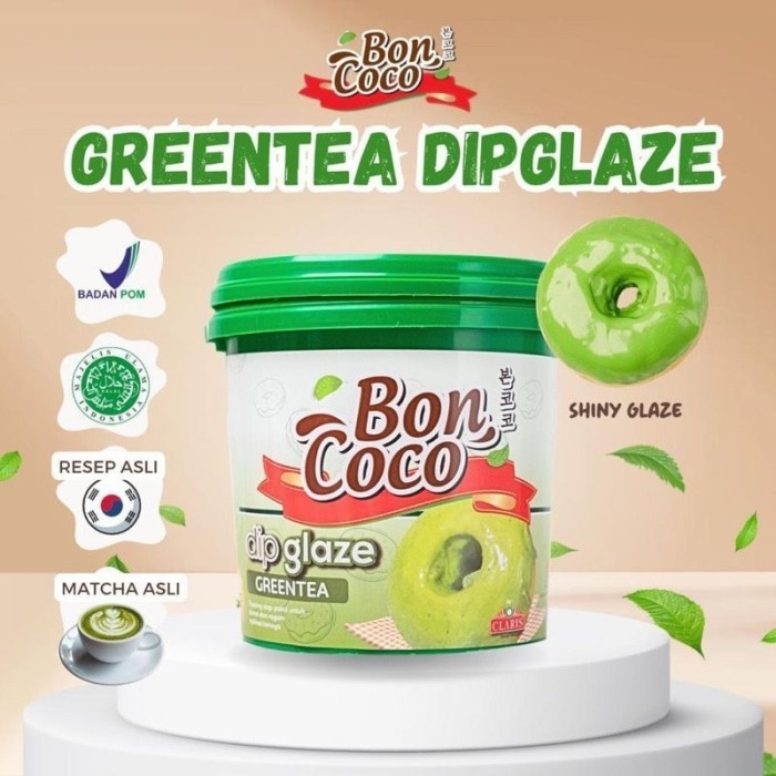Boncoco dipglaze greentea 1kg