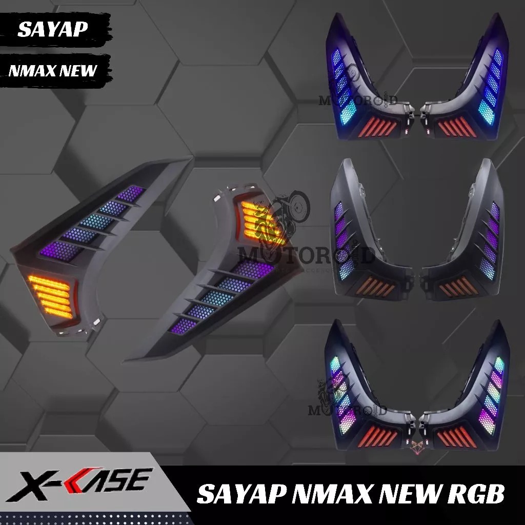 Sayap Cover Lampu Sein Depan All New Nmax 2020 - 2023 Lampu Sen Senja Depan Nmax New