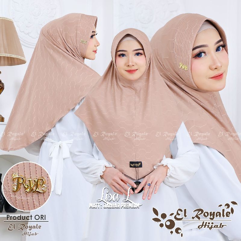 Jilbab bergo hijab instan ANDIN ORI EL ROYALE