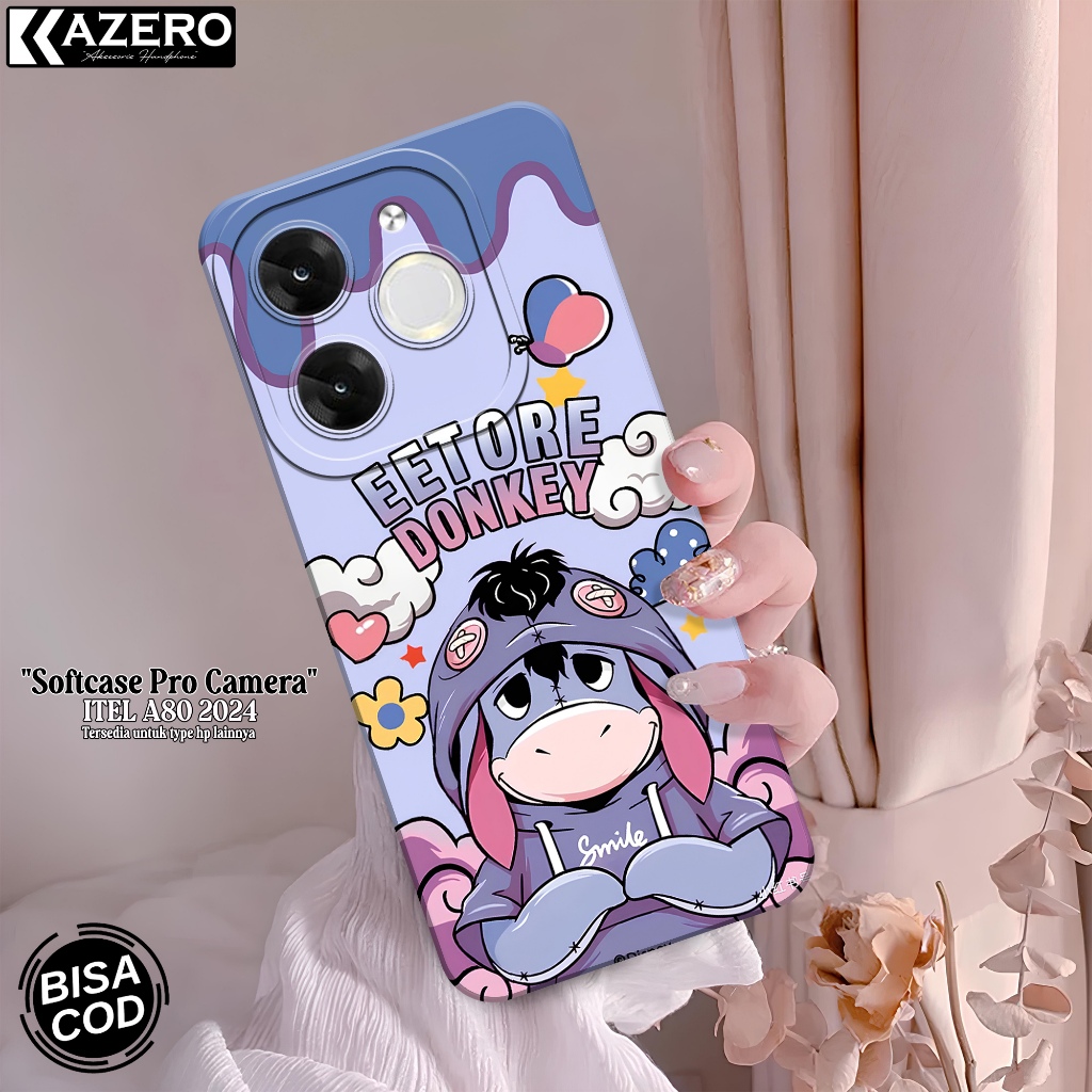 Silikon HP ITEL A80  - Fashion Case Kartun - Softcase ITEL A80 - Case ITEL A80 - Kesing ITEL A80 - A