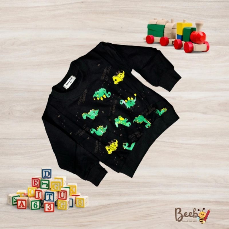 [Beeboo Official] Sweater Dinosaur Anak 1- 3 tahun