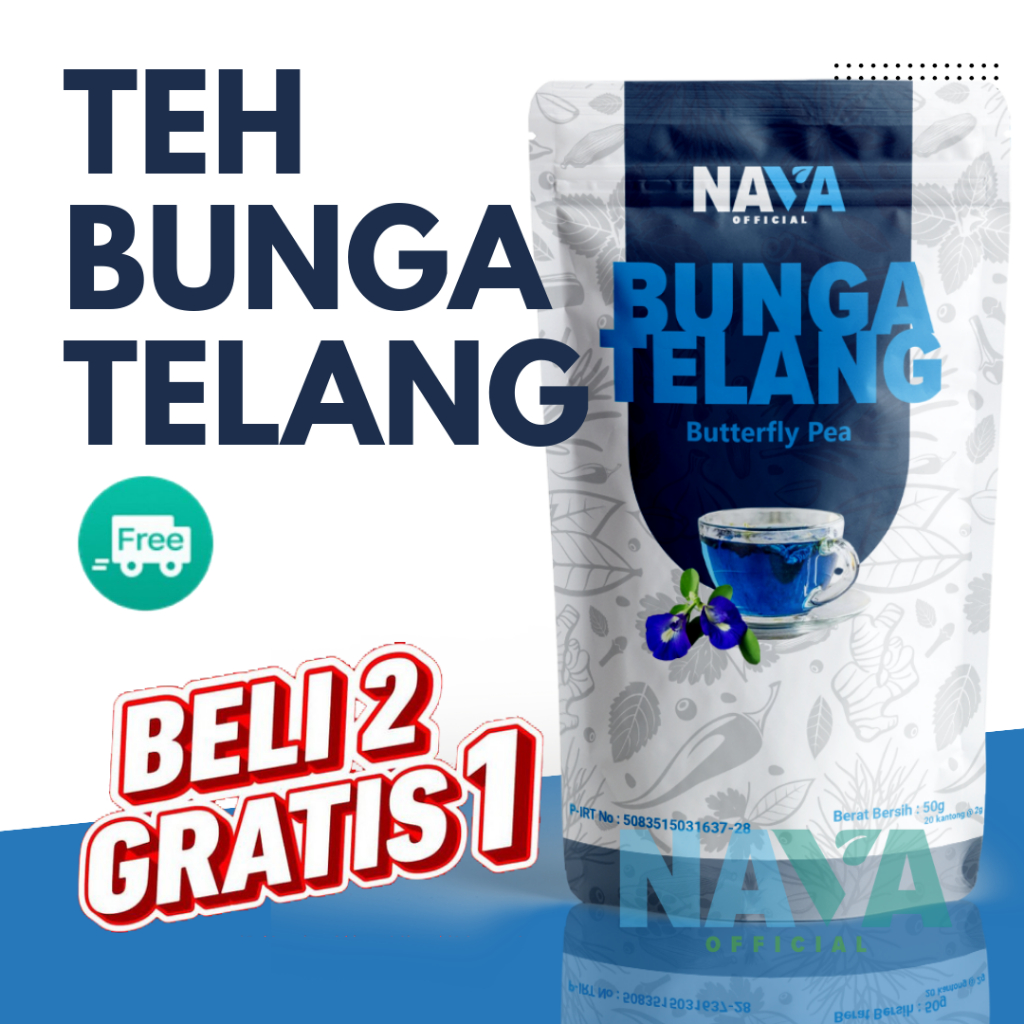 

Teh Bunga Telang Original by Nava - 40gr
