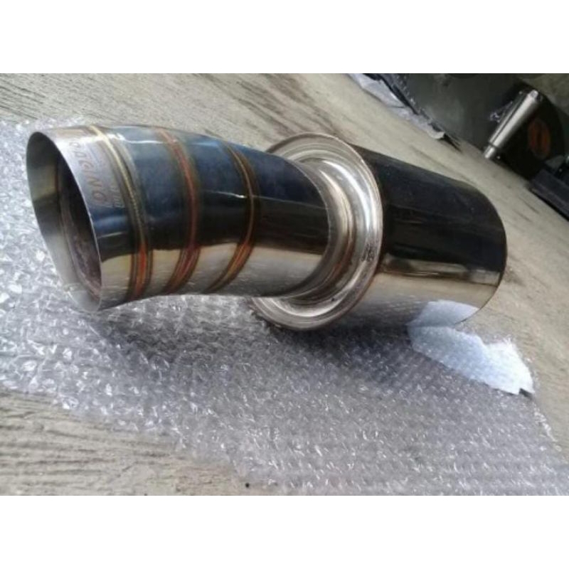 Knalpot Mobil Js Racing Full Stainless Type Suara Bass Kering dan Bass Adem cocok digunakan untuk se
