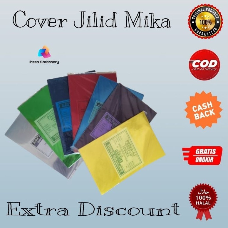 

KODE D99T Plastik Cover Jilid Mika Film Folio 1mm 1 Pack