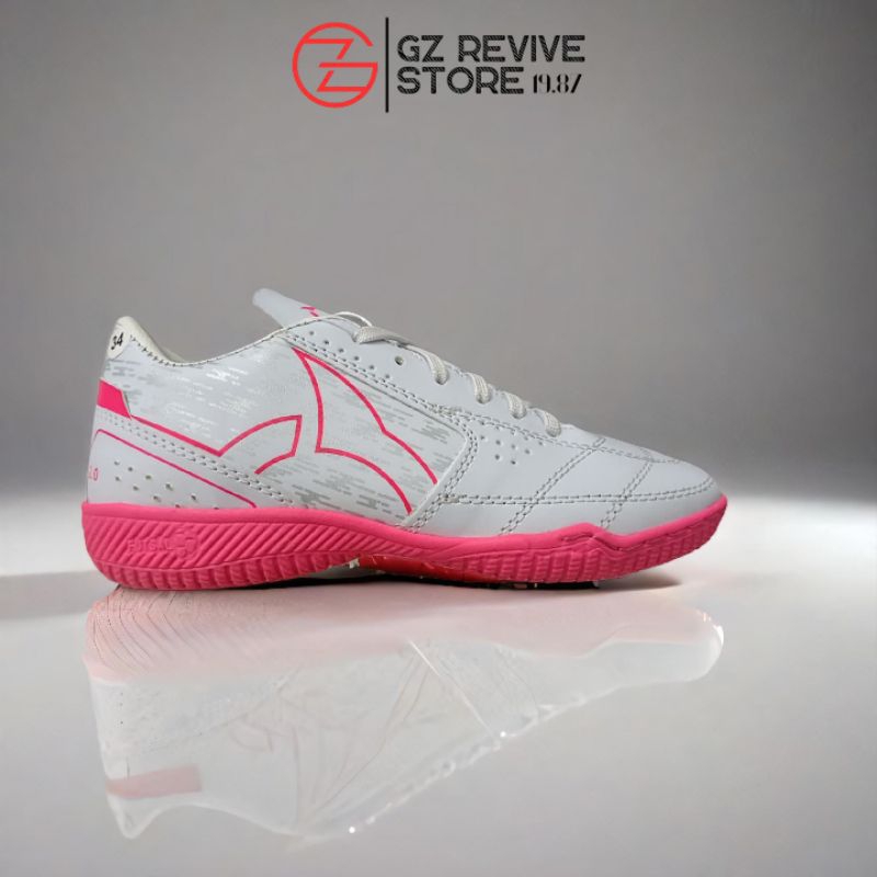 Sepatu futsal anak BLB putih pink terlaris di Shopee