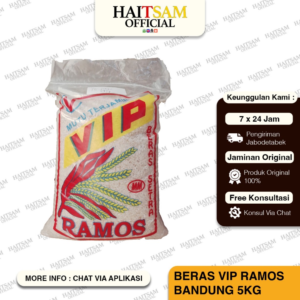 

BERAS VIP RAMOS BANDUNG 5KG