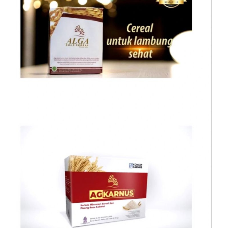 

alga gold cereal sehat untuk lambung