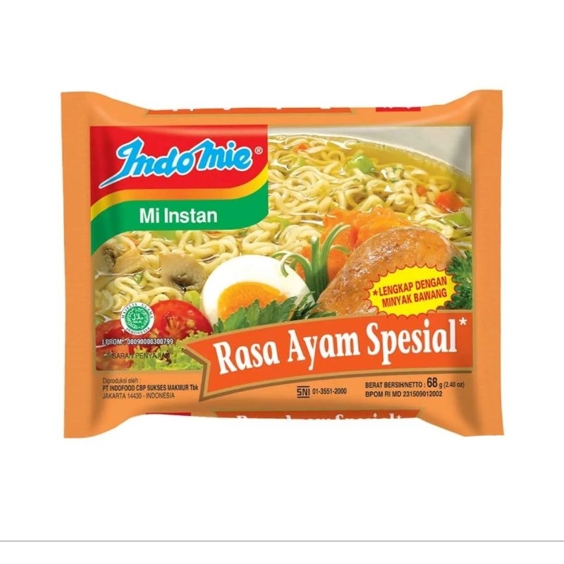 

Indomie Mi Instan Goreng Plus Special 80g