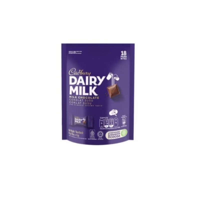 

cadburry dairy milk 18bites