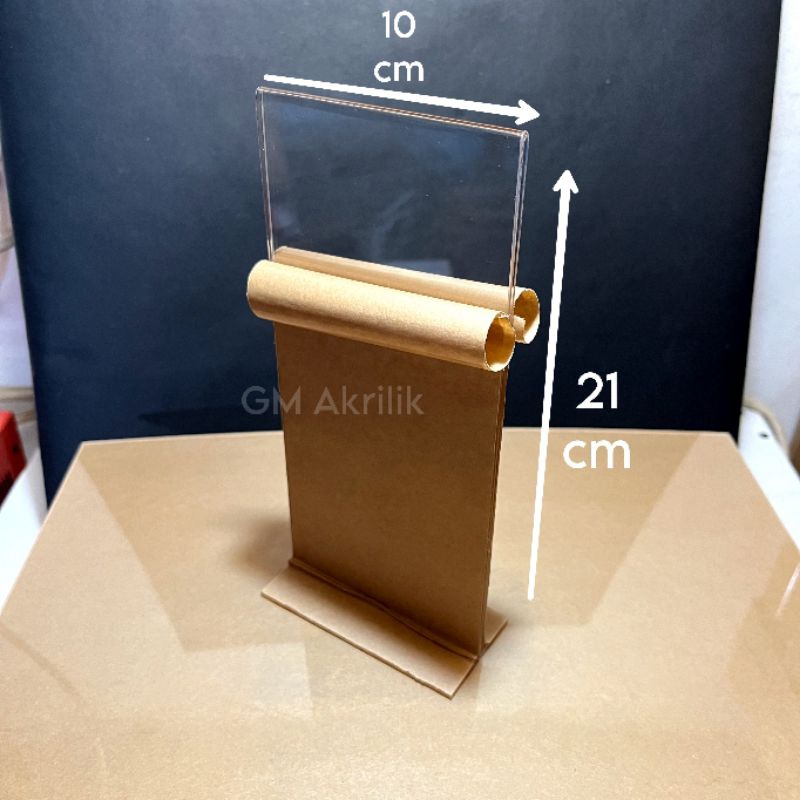 

Akrilik Tempat Brosur Lebar 10 x Tinggi 21 cm