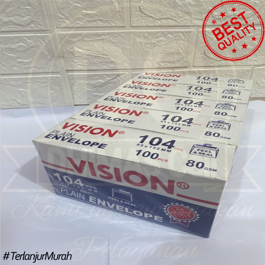 

Amplop Putih/ Amplop Polos VISION 104