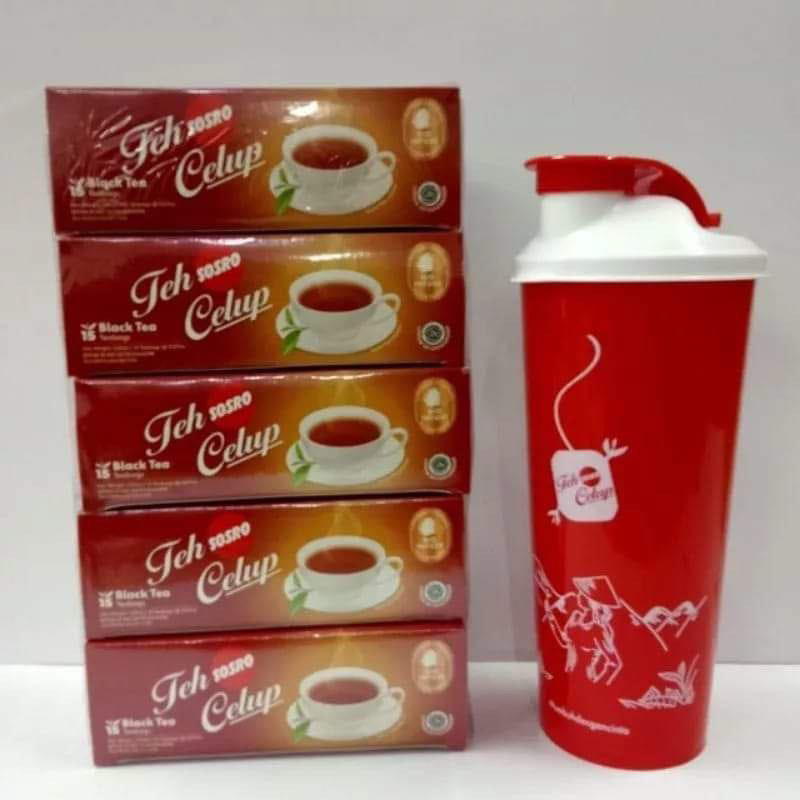 

TEH CELUP SOSRO PAKET ISI 5 BOX