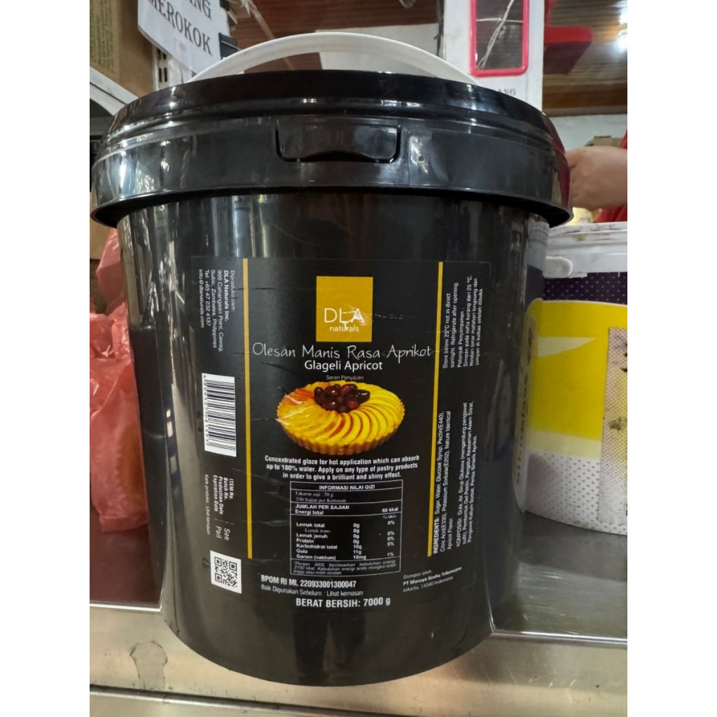 

Apricot DLA / Apricot Jam DLA / Apricot Topping DLA / Selai Apricot DLA -- Pail